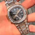 Good Quality Hip Hop Customized Iced out Lab Grown Diamond Watch for Men VVS Diamond Watch