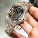 Hip Hop Customized Iced out Lab Grown Diamond Watch for Men VVS Diamond Watch Gift