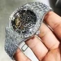 Hip Hop Customized Iced out Lab Grown Diamond Watch for Men VVS Diamond Watch Gift