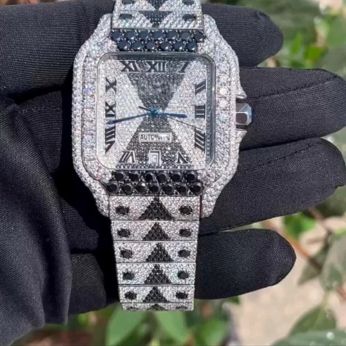 Best Quality VVS Diamond Lab Grown Watch Fashion Jewelry Iced Out Diamond Watch