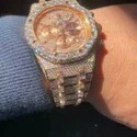 Good Quality Fully Customized Iced Out Diamond Lab Grown Watch for Men Hip Hop Diamond Jewelry