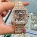 Best Selling Fully Customized Iced Out Diamond Lab Grown Watch for Men Hip Hop Diamond Jewelry
