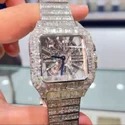 Best Selling Fully Customized Iced Out Diamond Lab Grown Watch for Men Hip Hop Diamond Jewelry