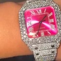 Good Quality Fully Customized Iced Out Diamond Lab Grown Watch for Men Hip Hop Diamond Jewelry