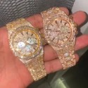 Good Quality Hip Hop Customized Iced out Lab Grown Diamond Watch for Men VVS Diamond Watch Gift