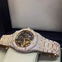 High Quality DEF Lab Grown Diamond Watch Colorless Diamond Hip Hop Style Diamond Watch