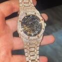 High Quality DEF Lab Grown Diamond Watch Colorless Diamond Hip Hop Style Diamond Watch