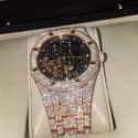 High Quality DEF Lab Grown Diamond Watch Colorless Diamond Hip Hop Style Diamond Watch