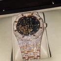 High Quality DEF Lab Grown Diamond Watch Colorless Diamond Hip Hop Style Diamond Watch