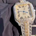 Good Quality Hip Hop Customized Iced out Lab Grown Diamond Watch for Men VVS Diamond Watch Gift