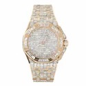 High Quality DEF Lab Grown Diamond Watch Colorless Diamond Hip Hop Style Diamond Watch
