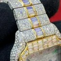 Best Quality Fully Customized Iced Out Diamond Lab Grown Watch for Men Hip Hop Diamond Jewelry