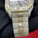 Best Quality Fully Customized Iced Out Diamond Lab Grown Watch for Men Hip Hop Diamond Jewelry
