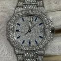 Top Quality Customized Iced Out Lab Grown Watch Stainless Steel Best Quality Diamond Watch