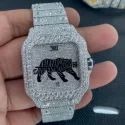 Top Quality Customized Iced Out Lab Grown Watch Stainless Steel Best Quality Diamond Watch