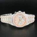 Top Quality Customized Iced Out Lab Grown Watch Stainless Steel Best Quality Diamond Watch