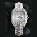 High Quality Customized Iced Out Lab Grown Watch Stainless Steel Best Quality Diamond Watch