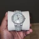 Top Quality Customized Iced Out Lab Grown Watch Stainless Steel Best Quality Diamond Watch