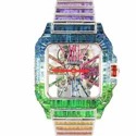 High Quality DEF Lab Grown Diamond Watch Colorless Diamond Hip Hop Style Diamond Watch