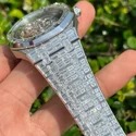 High Quality DEF Lab Grown Diamond Watch Colorless Diamond Hip Hop Style Diamond Watch