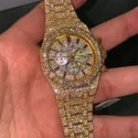 High Quality DEF Lab Grown Diamond Watch Colorless Diamond Hip Hop Style Diamond Watch