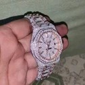 High Quality DEF Lab Lab Grown Diamond Watch Colorless Diamond Hip Hop Style Diamond Watch