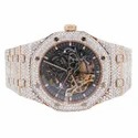 High Quality Fully Customized Iced Out Diamond Lab Grown Watch for Men Hip Hop Diamond Jewelry
