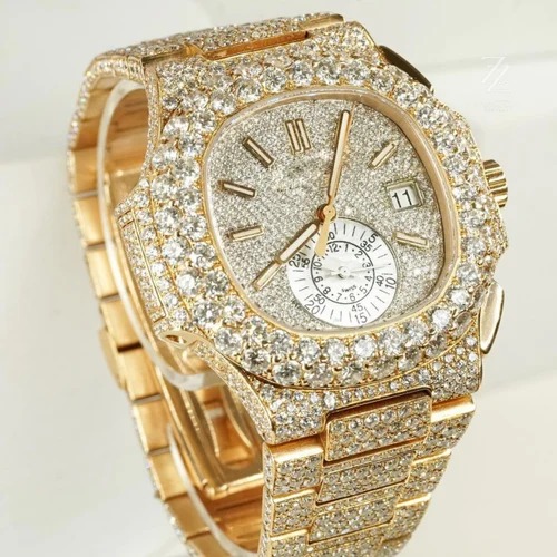 Hip Hop Customized Iced out Lab Grown Diamond Watch for Men VVS Diamond Watch Gift