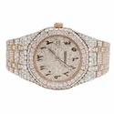 Hip Hop Customized Iced out Diamond Watch for Men VVS Lab Grown Diamond Watch