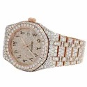 Hip Hop Customized Iced out Diamond Watch for Men VVS Lab Grown Diamond Watch