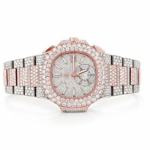 Hip Hop Customized Iced out Lab Grown Diamond Watch for Men VVS Diamond Watch Gift