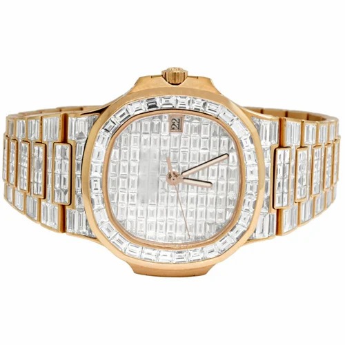 Hip Hop Customized Iced out Lab Grown Diamond Watch for Men VVS Diamond Watch Gift