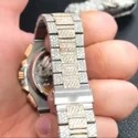 Hip Hop Customized Iced out Lab Grown Diamond Watch for Men VVS Diamond Watch Gift