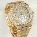 Hip Hop Customized Iced out Lab Grown Diamond Watch for Men VVS Diamond Watch Gift