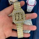 High Quality Fully Customized Iced Out Lab Grown Diamond Watch for Men Hip Hop Diamond Jewelry