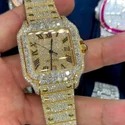High Quality Fully Customized Iced Out Lab Grown Diamond Watch for Men Hip Hop Diamond Jewelry