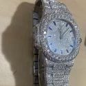 Top Quality Customized Iced Out Lab Grown Watch Stainless Steel Best Quality Diamond Watch