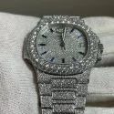 Top Quality Customized Iced Out Lab Grown Watch Stainless Steel Best Quality Diamond Watch