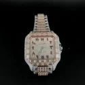 Top Quality Customized Iced Out Lab Grown Watch Stainless Steel Best Quality Diamond Watch