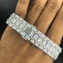 Top Quality Customized Iced Out Lab Grown Watch Stainless Steel Best Quality Diamond Watch