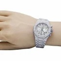 Top Quality Customized Iced Out Lab Grown Watch Stainless Steel Best Quality Diamond Watch