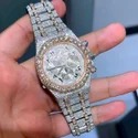 Best Selling Fully Customized Iced Out Diamond Lab Grown Watch for Men Hip Hop Diamond Jewelry