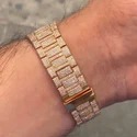 Top Quality Diamond Lab Grown Watch on Factory Price DEF Lab Grown Diamond Iced Out Watch