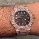 Top Quality Diamond Lab Grown Watch on Factory Price DEF Lab Grown Diamond Iced Out Watch