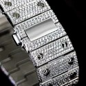 High Quality DEF Lab Grown Diamond Watch Colorless Diamond Hip Hop Style Diamond Watch
