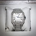 High Quality DEF Lab Grown Diamond Watch Colorless Diamond Hip Hop Style Diamond Watch