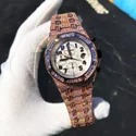 Hip Hop Customized Iced out Lab Grown Diamond Watch for Men VVS Diamond Watch Gift