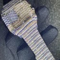 High Quality DEF Lab Grown Diamond Watch Colorless Diamond Hip Hop Style Diamond Watch