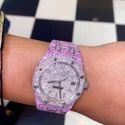 Top Quality Lab Grown Diamond Watch on Factory Price DEF Lab Grown Diamond Iced Out Watch