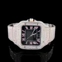 High Quality Custom Watch for Men Iced out Lab Grown Diamond Studded Watch Hip Hop Diamond Jewelry